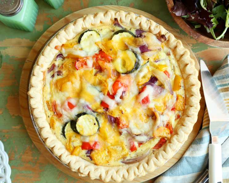 Roasted Vegetable and Gruyere Quiche Recipe - Food.com
