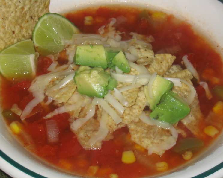 Tex-Mex Chicken Tortilla Soup Recipe - Food.com