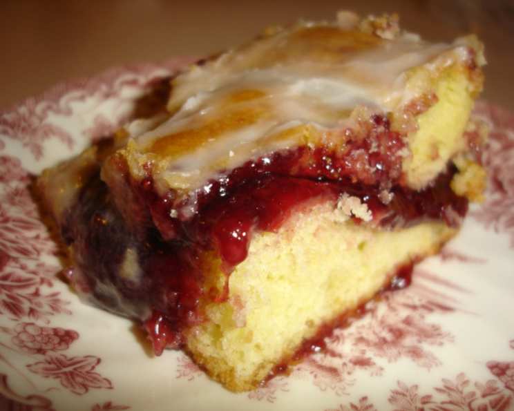Raspberry Cinnamon Swirl Coffee Cake - The Baking ChocolaTess