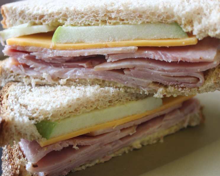 Cheddar - Apple &amp; Ham Sandwich Recipe Food.com