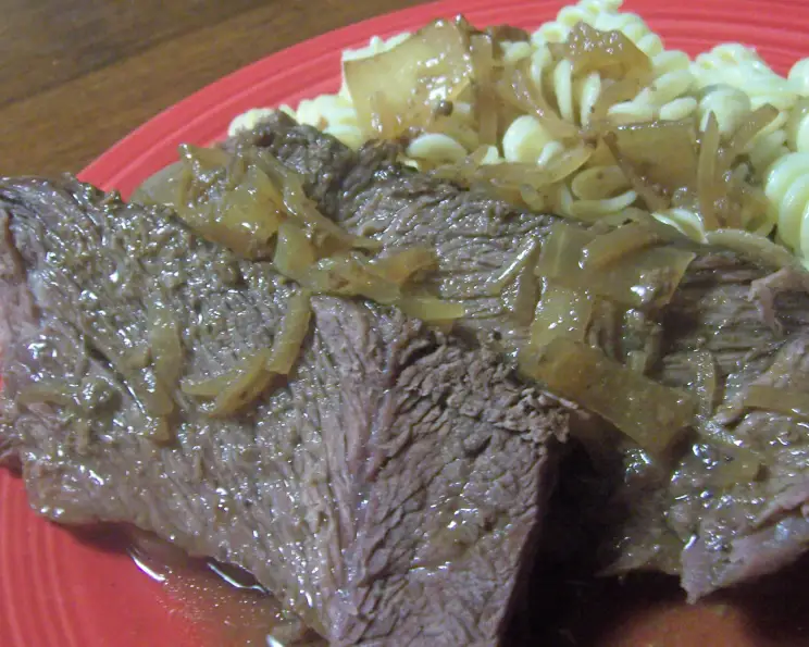 Easy 4 Ingredient Crock Pot Roast Recipe - That's Nerdalicious