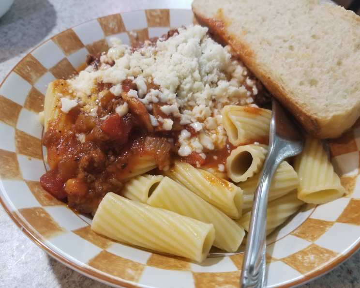 Spaghetti Bolognese Sauce (Beef and Italian Sausage) Recipe