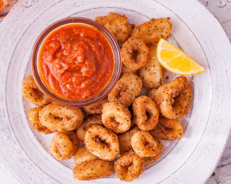 Crumbed Calamari Recipe Food