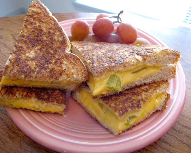 Green Chili Grilled Cheese Recipe