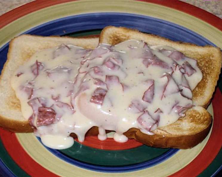 Creamed Chipped Beef On Toast Recipe