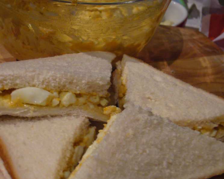 Sliced Egg Sandwich Recipe