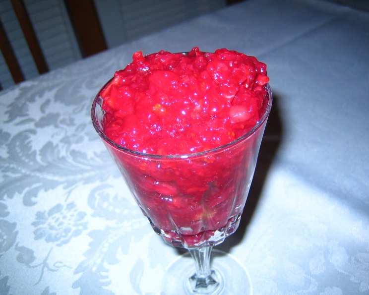 Ocean Spray Recipes - Cranberry and Raspberry Sorbet