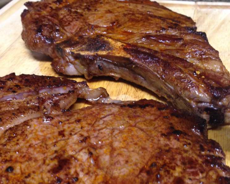 Pan Seared Rib Eye Steak With Smoked Paprika Rub Recipe 