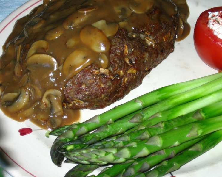Meatloaves With Mushroom Sauce Recipe