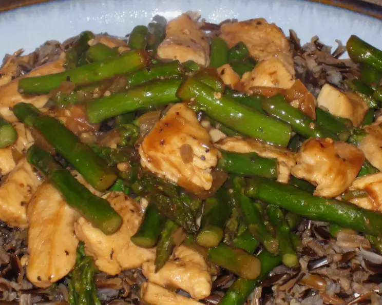 Chicken and Asparagus over Wild Rice Recipe - Food.com