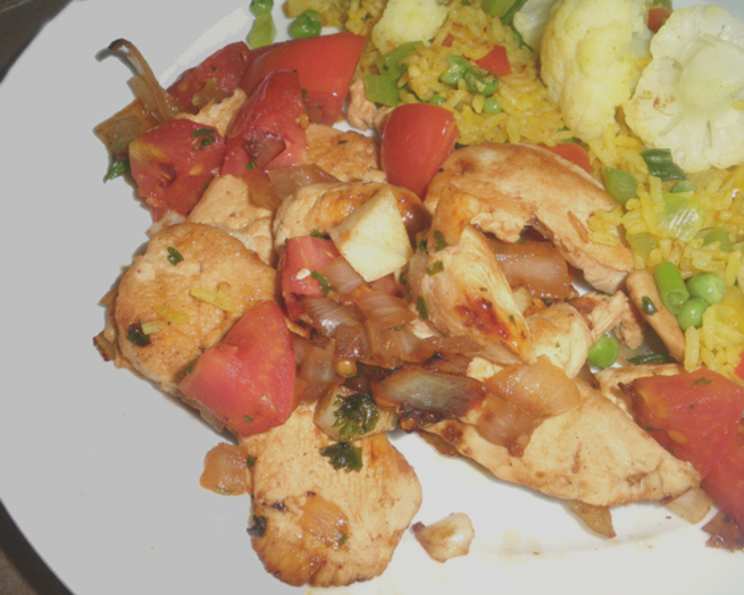 Chicken Sauté With White Wine and Tomatoes Recipe 