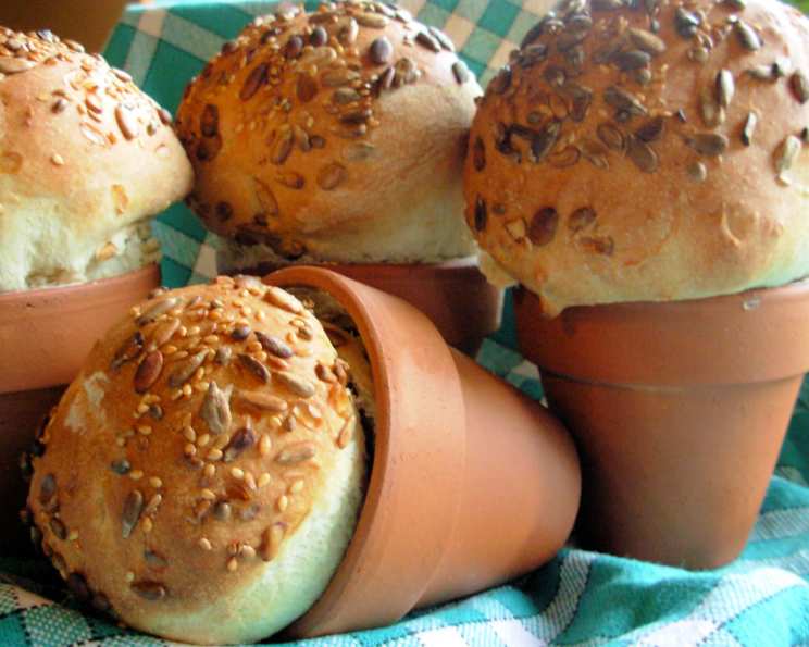 Instructions: How to Make Flower Pot Bread — FarmSteady