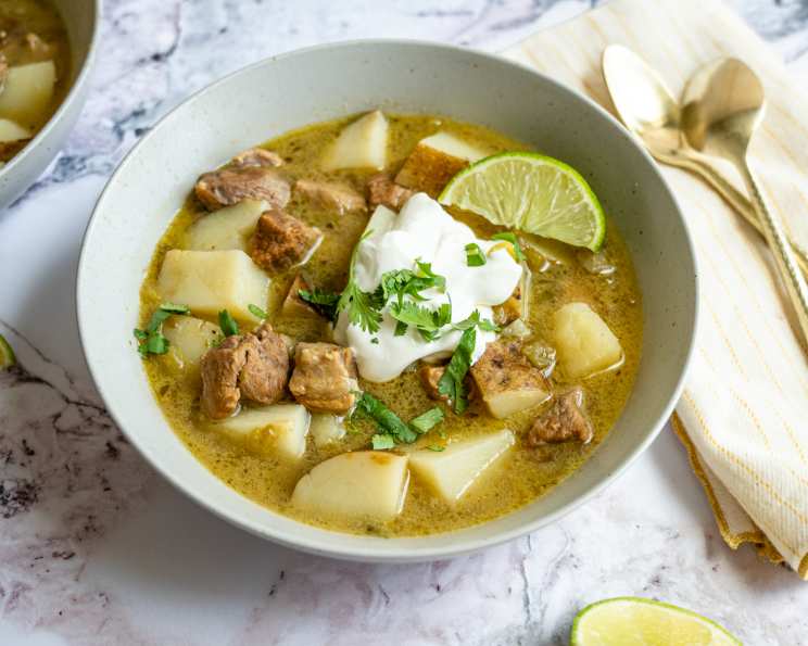 Green Chile Chicken Soup - My Texas Kitchen