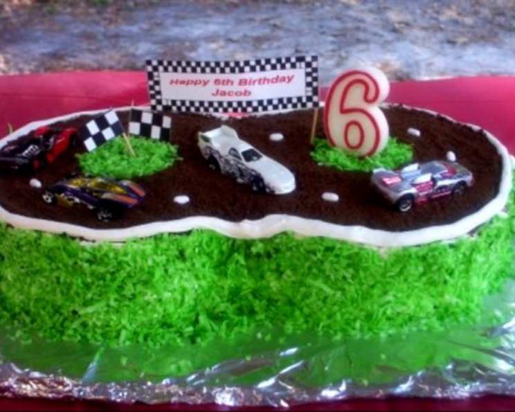 3Rd Birthday Racing Car Cake - CakeCentral.com
