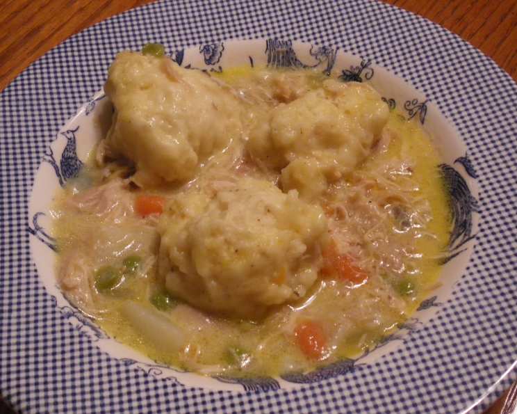 1st meal on the induction stove: Grammas dumpling soup. : r/LeCreuset
