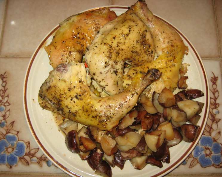 Crockpot Chicken and Potatoes - Kristine's Kitchen
