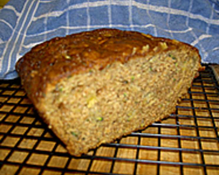 Applesauce & Pineapple Zucchini Bread Recipe