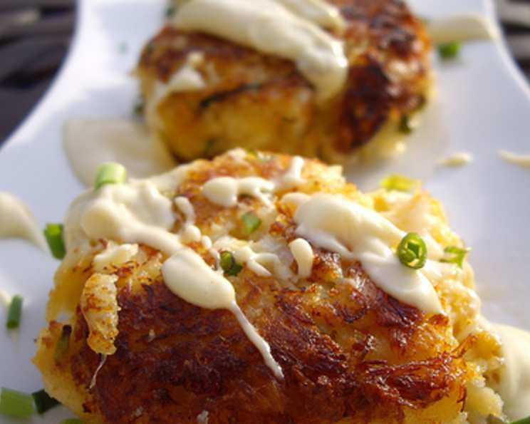 Spicy Crab Cakes With Key Lime Mustard Sauce Recipe - Food.com