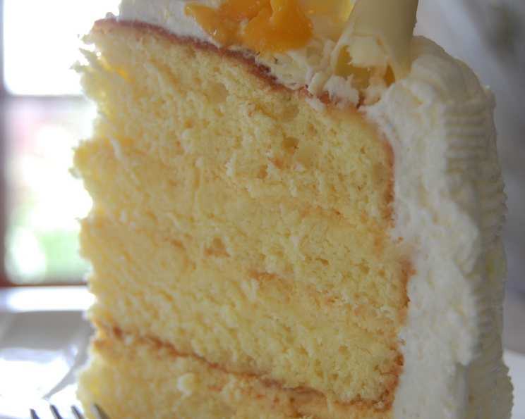 Triple Coconut Cake with Passion Fruit Caramel - Food Duchess