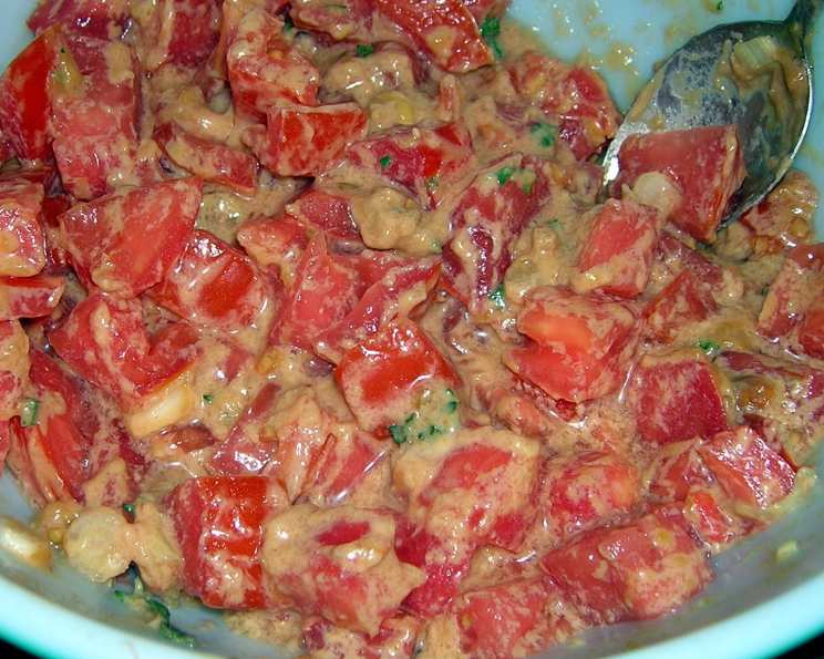 Sudanese Tomato Salad Salata Tomatim