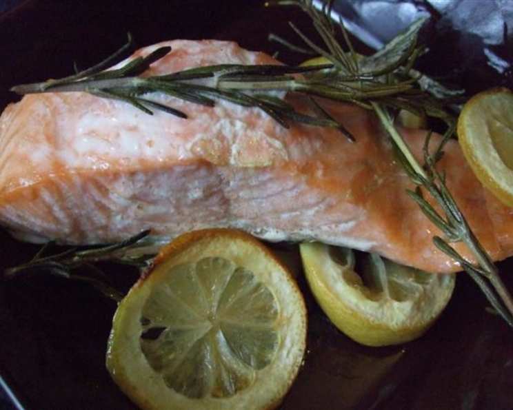 Lemon Rosemary Salmon Recipe - Food.com