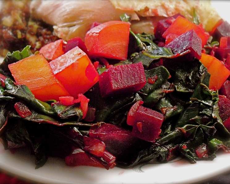 Beet Green Salad - Healthy Seasonal Recipes