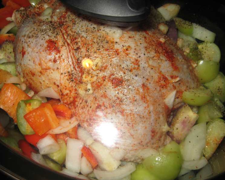 Crock Pot Chicken With Tomatillos Salsa Recipe