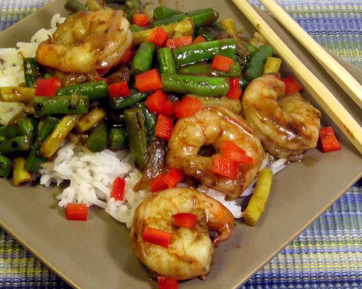 Shrimp With Green Beans in Thai Chili Sauce Recipe - Food.com