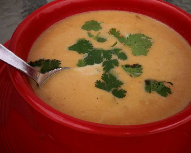 Creamy Roasted Yam Soup Recipe