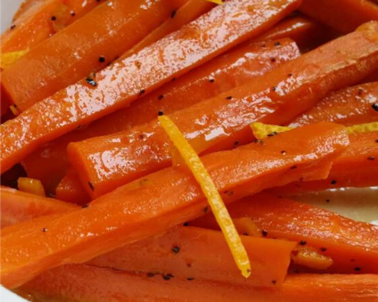 Microwave Steamed Carrots, Quick and easy recipe