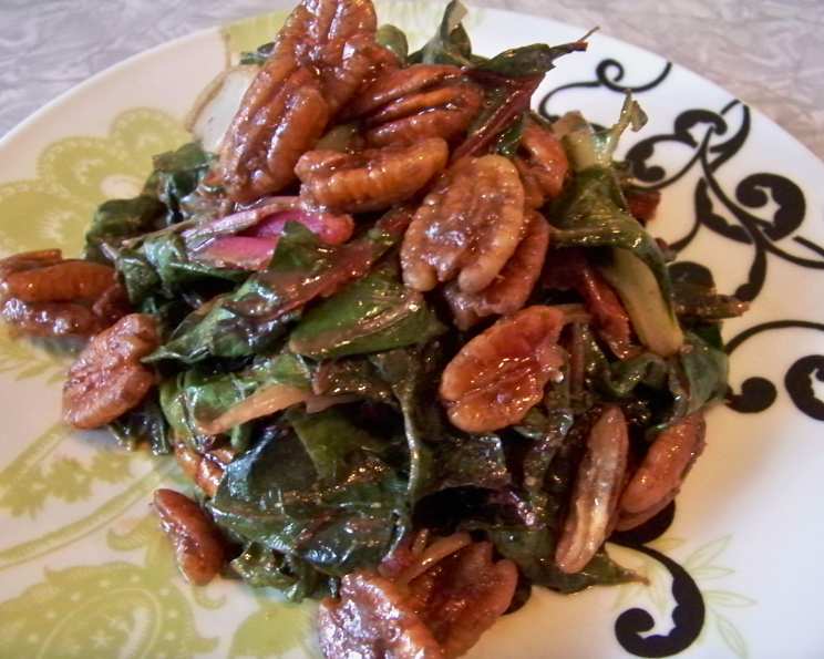 Collard Greens With Pecans (Vegan) Recipe