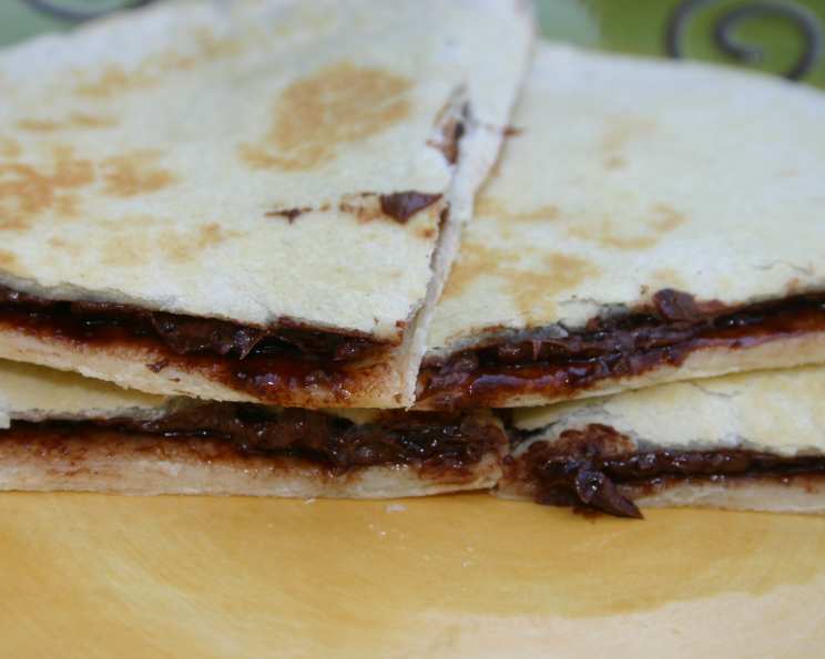 Chocolate Dessert Quesadillas Recipe