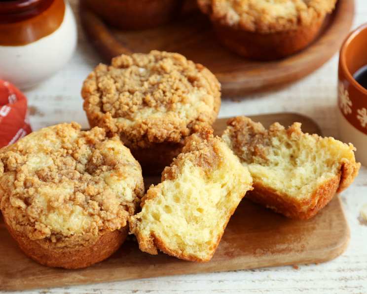 Coffee Cake Muffins with Cinnamon Streusel – Fabi's Recipes- Receitas da  Fabi