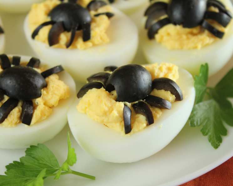 Halloween Deviled Eggs Recipe That's SUPER Spooky!
