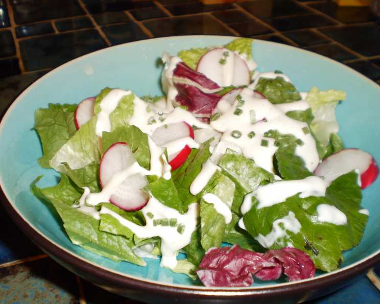 Little Gem Salad with Horseradish Dressing Recipe