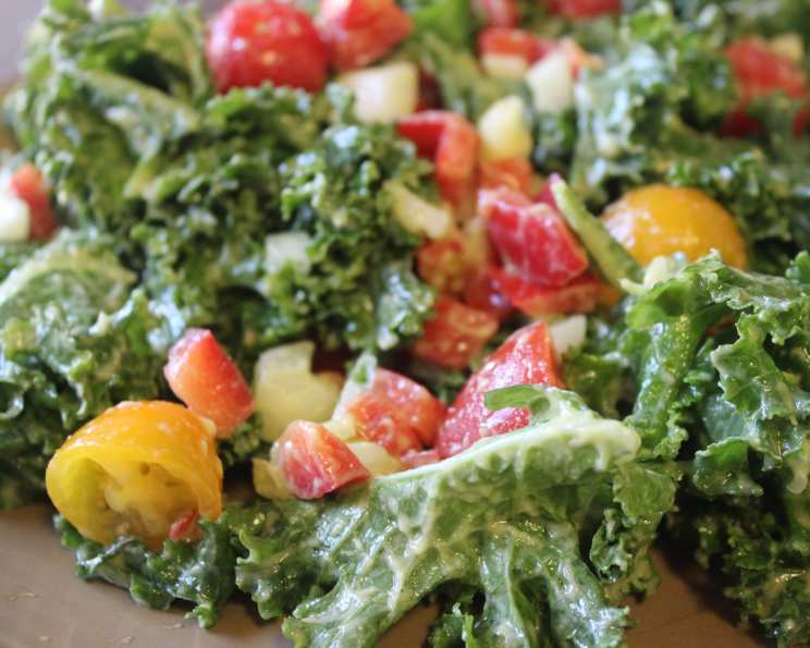 Kale Salad With Avocado for Two Recipe