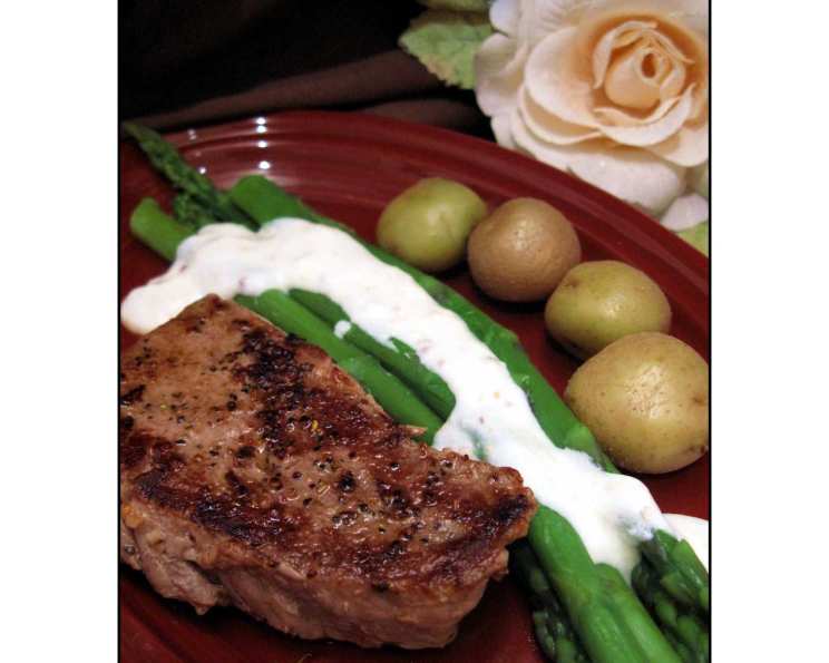 Asparagus With Creamy Dijon Sauce Recipe