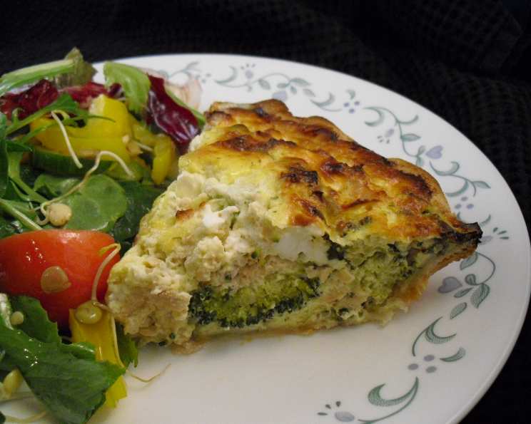 Craze-E Salmon and Broccoli Quiche Recipe - Food.com
