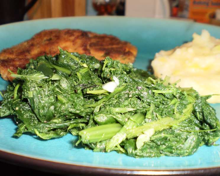 TrudieS Wilted Mustard Greens