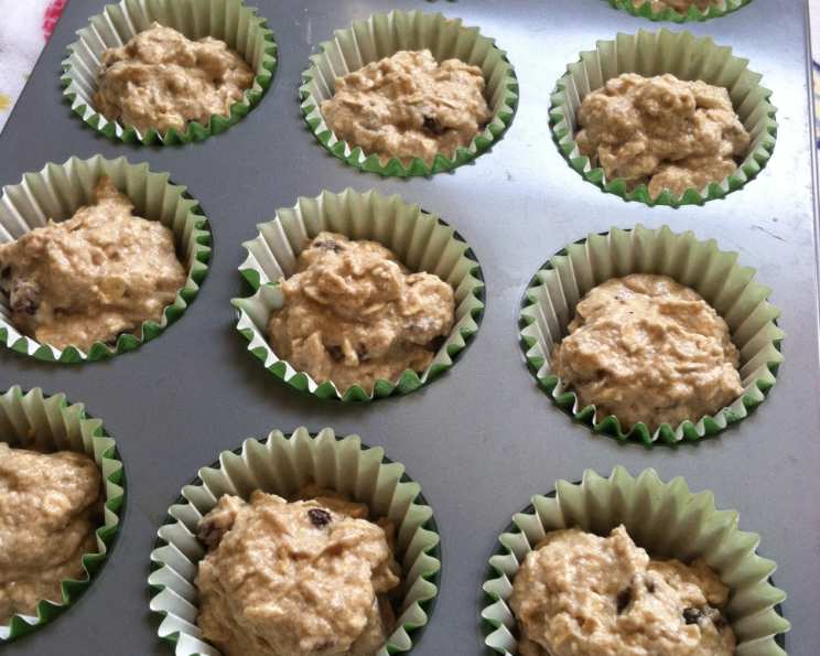 Sugar-Free - Applesauce Raisin Muffins