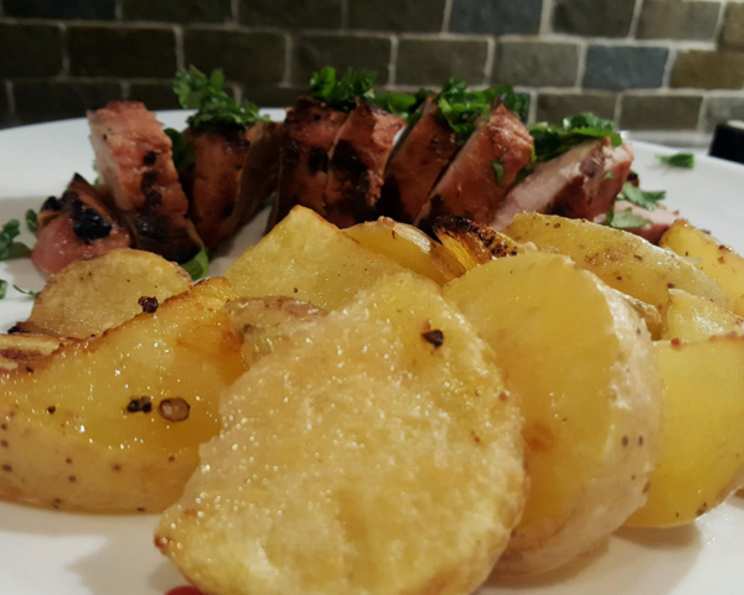 Lemon Garlic Baby Dutch Yellow Potatoes Recipe