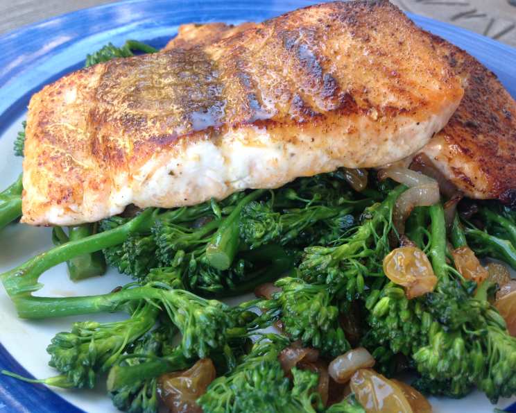 Blackened Salmon With Broccoli Recipe - Food.com
