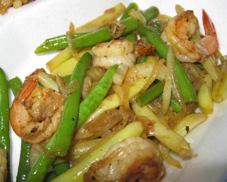 Sauteed Shrimp With Long Beans Recipe - Food.com