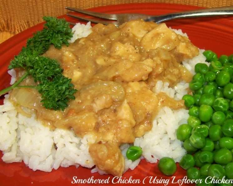 Smothered Chicken (Using Leftover Chicken) Recipe - Food.com