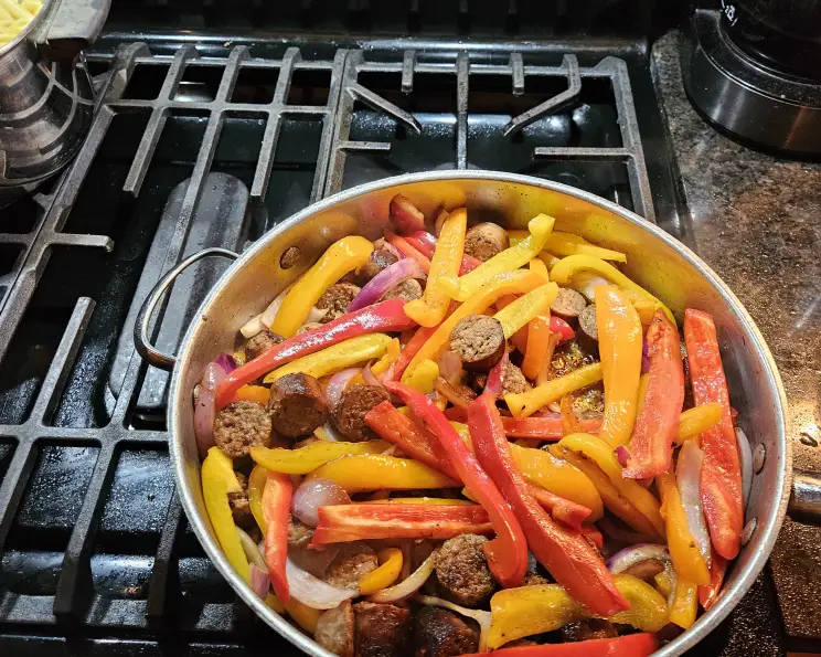 Sausage and Peppers Rustica Recipe - Food.com