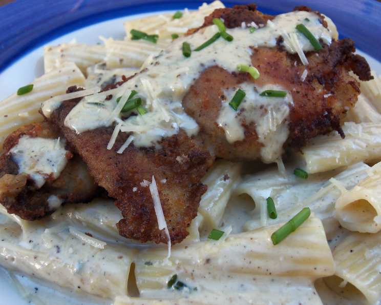 Rigatoni with Sirloin and Gorgonzola Sauce Recipe - Quick From Scratch Pasta