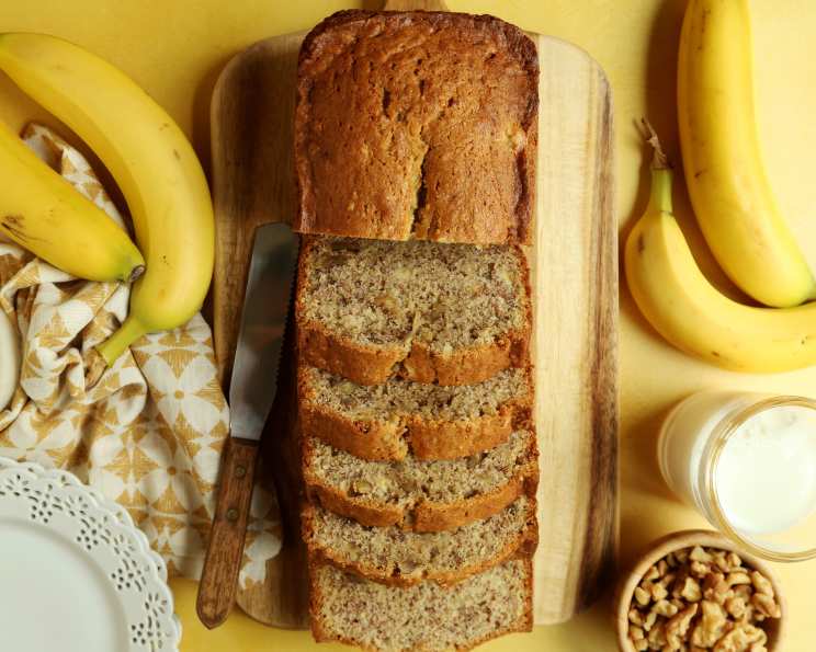 Easy Banana Loaf Cake Recipe