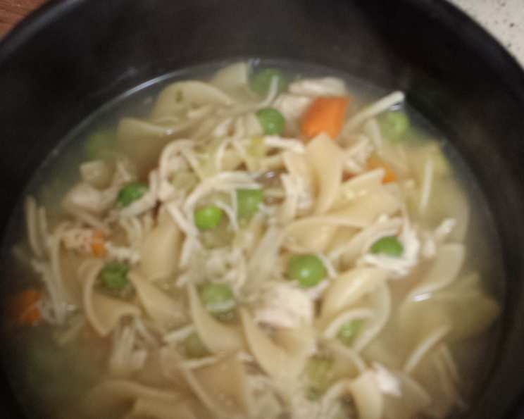 My Gluten Free canned chicken noodle soup didn't have any noodles