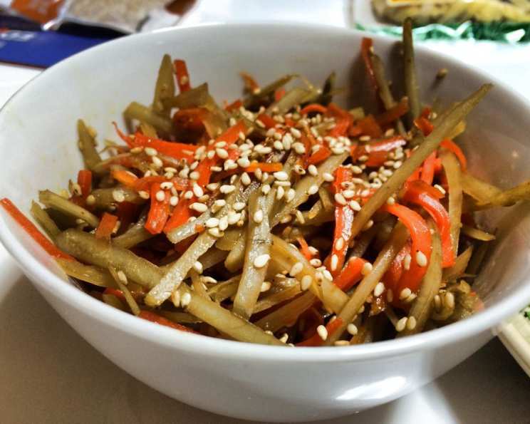 Kinpira Gobo (Braised Carrot & Burdock Root) Recipe