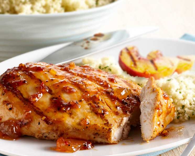 Peachy Grilled Chicken Recipe - Food.com